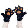 Cat's Paw Gloves Warm-keeping And Cold-proof Fleece-lined