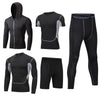 New 5-piece quick drying suit for leisure sports gym