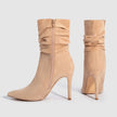 Women's Fashion Suede Pointed High Heels Boots