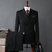 Men's Suit Set Double Breasted Casual