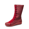 Long low-heel Martin boots