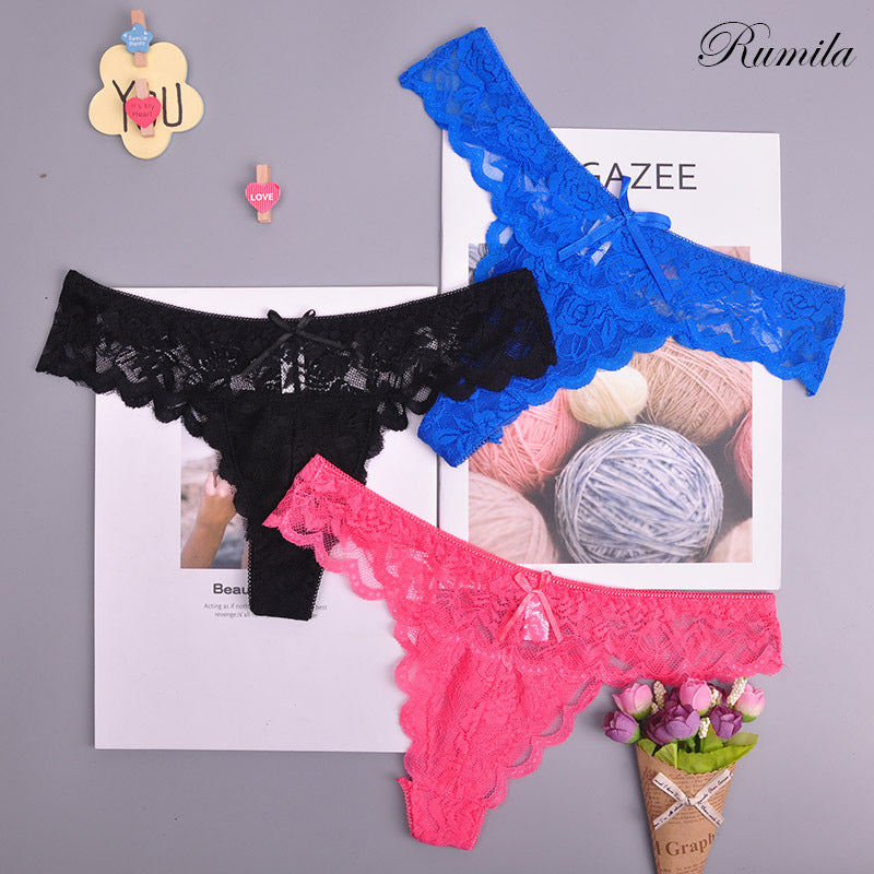 Adjusted  Cozy Lace Briefs G Thongs Underwear Lingerie For Women