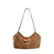 High-grade Large-capacity Frosted Idle Style Suede Crossbody Shoulder Bag