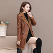 New PU Slim Slim Lamb Fleece Coat Casual