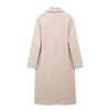 Women's Fashion Solid Color Soft Loose Overcoat Coat