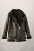 Wind And Fur Double-Sided Motorcycle Jacket Jacket Zipper Jacket Women's Top