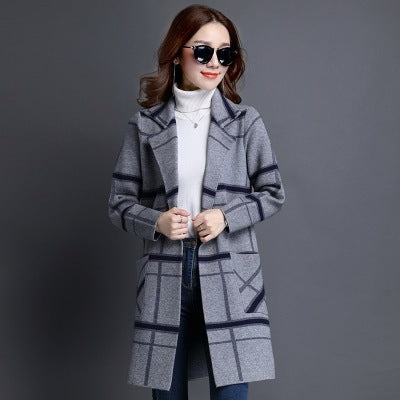 Loose sweater coat