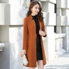 Women's woolen coat slim slim coat