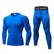 Men's Fitness Running Compression Training Suit Tights Long-sleeved Shirt Pants Leggings Sports Suit Fitness Sportswear