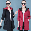 Women's Reversible Mid-length Spring And Autumn Coat