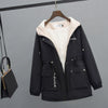 Small Velvet Padded Thickened Coat Women