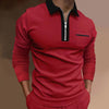 Fashion Slim Fit Pocket Long Sleeve Men's T-shirt