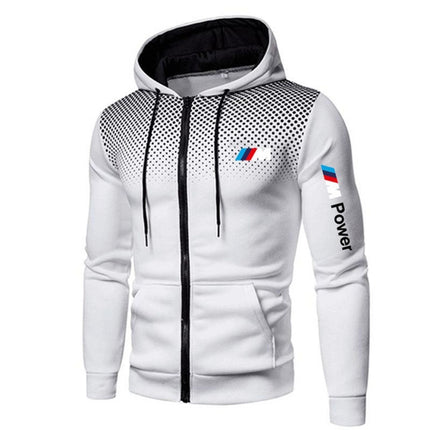 Cotton Zip Sweatshirt Sportswear Casual Style Outdoor Jacket