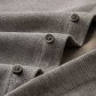 Khaki Thick Warm Woolen Long Sleeves Shirt For Men