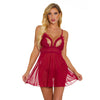 Women Lingerie Lace Babydoll Strap Chemise Teddy V Neck Sleepwear