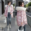 Thick Large Fur Collar Wash Free Winter Coat