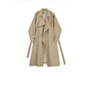 Khaki Mid-length Trench Coat Female British Style All-match Temperament