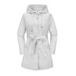 Spring And Autumn New Hooded Waterproof Coat Containing Belt Thin