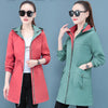 Women's Reversible Mid-length Spring And Autumn Coat