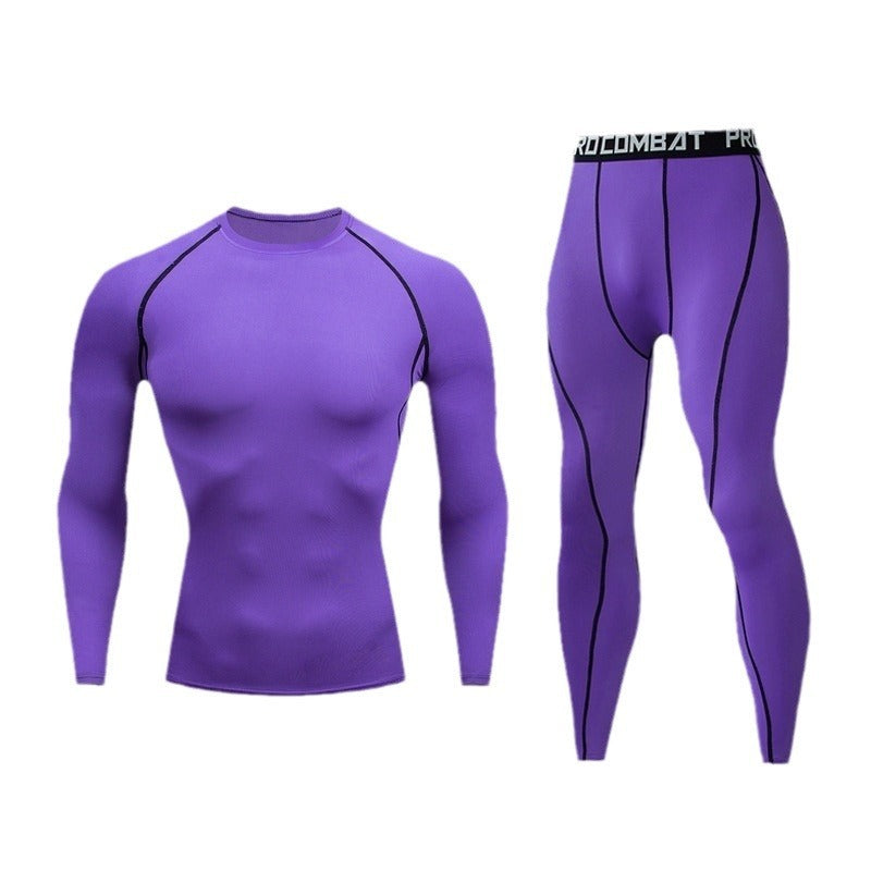 Men's PTZ Tight Pants Quick Drying Clothes Set