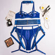 Gather Chest Strap Hollowed Out Lingerie For Women