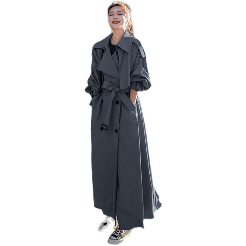 Women's Fashion Over The Knee Loose Overcoat Jacket