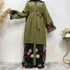 New Style Cardigan Robe Patchwork Embroidery