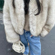 Fur Coat Short Tokas Fur Casual Women's Clothing