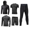 New 5-piece quick drying suit for leisure sports gym