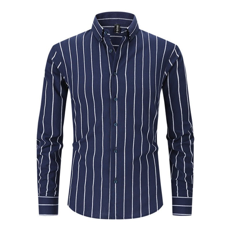 Men's Business Casual Shirt Korean Style