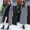 Over-the-knee woolen coat