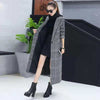 Over-the-knee woolen coat