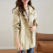 Western-style Middle-aged Mom Plus Size Trench Coat