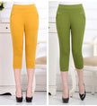 Women's Solid Color High-waist Casual Pants