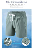 Men's Ice Silk Leisure Shorts Sports Plus Size Beach Pants