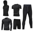 New 5-piece quick drying suit for leisure sports gym