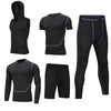 New 5-piece quick drying suit for leisure sports gym