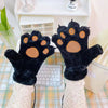 Cat's Paw Gloves Warm-keeping And Cold-proof Fleece-lined