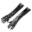 Sexy Gloves Black Leather Bar Performance Pole Dance Auxiliary Tools Dark High Elasticity Sleeve Cover