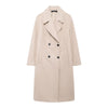 Women's Fashion Solid Color Soft Loose Overcoat Coat