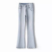 Women's Light-colored High Waist Bootcut Jeans