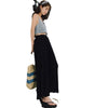 Nine Points Ice Silk Wide-leg Pants Chiffon Outer Wear Fashionable Pants