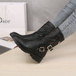 Low Heel Belt Buckle Fashion Martin Boots Women