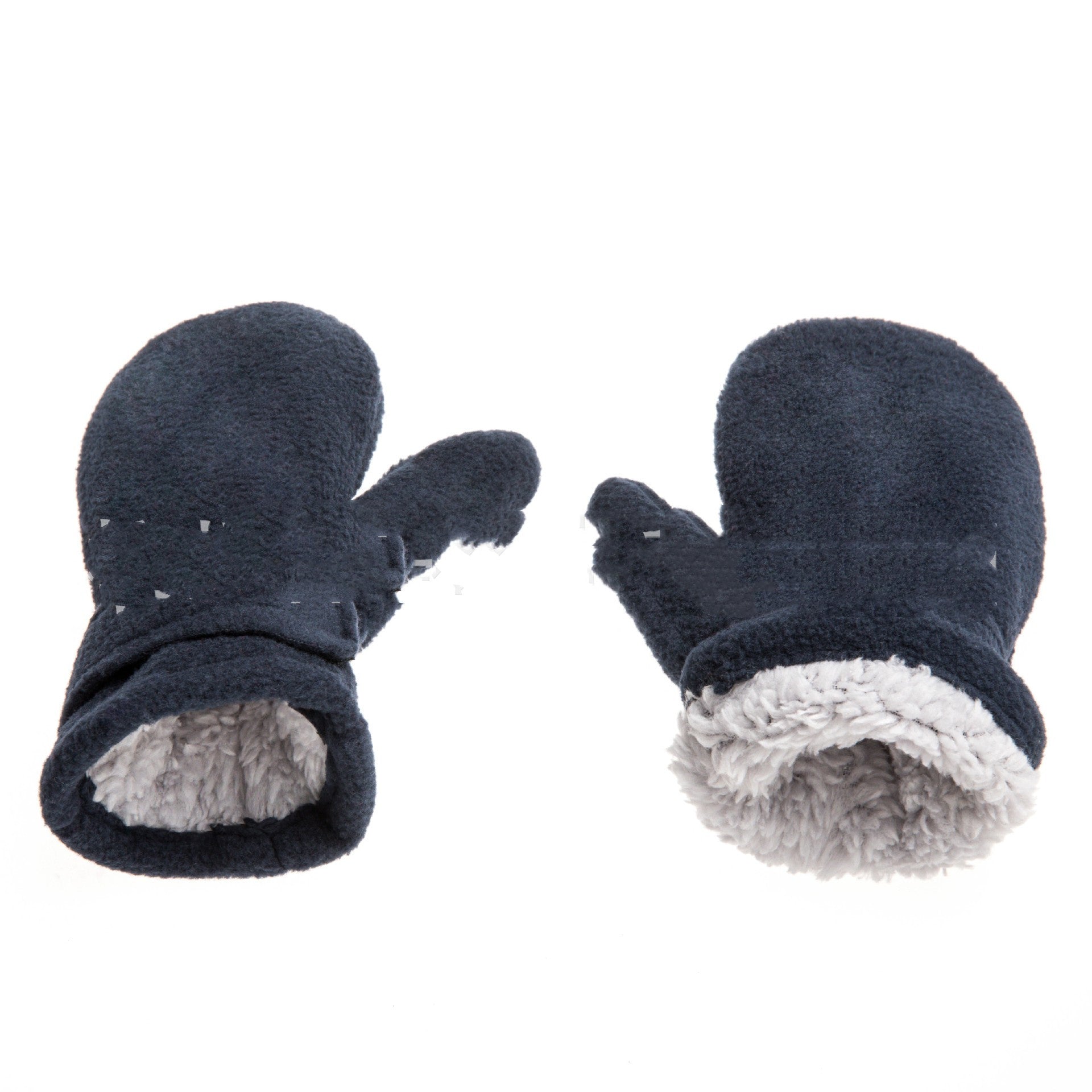 Children's Mittens Polar Fleece Shu Cotton Fleece Velcro Gloves