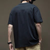 Summer Crew Neck Short Sleeve T-shirt Loose Three-dimensional