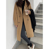 Women's Mid-length Woolen Coat Thickened Small