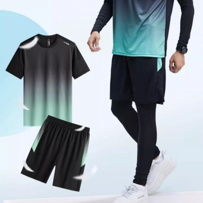 Men's Sports Cycling Basketball Training Quick-drying Morning Running Clothes