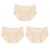 3Pcs Seamless Underwear Silk For Women Panties Lingerie Sexy