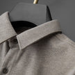 Khaki Thick Warm Woolen Long Sleeves Shirt For Men