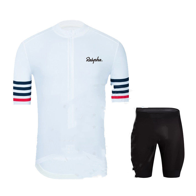 Gradient Summer Breathable Cycling Short Sleeve Suit